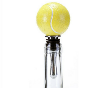 tennis gifts bottle stopper