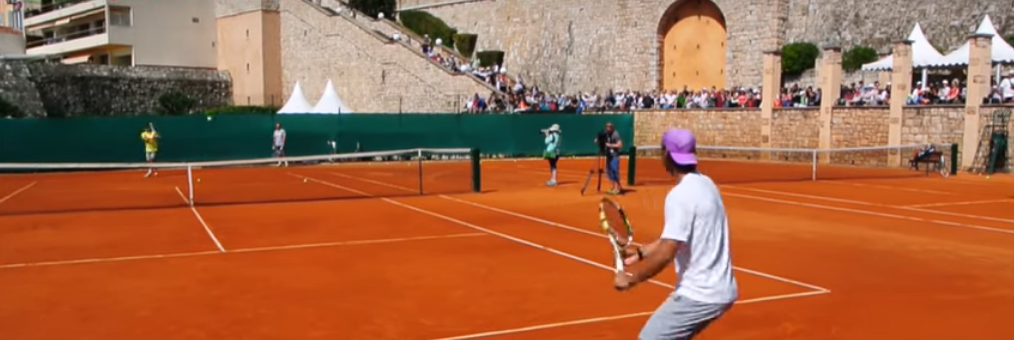 VIDEO: Court Level View Of Rafael Nadal - Monte Carlo Practice Session April 16 2017