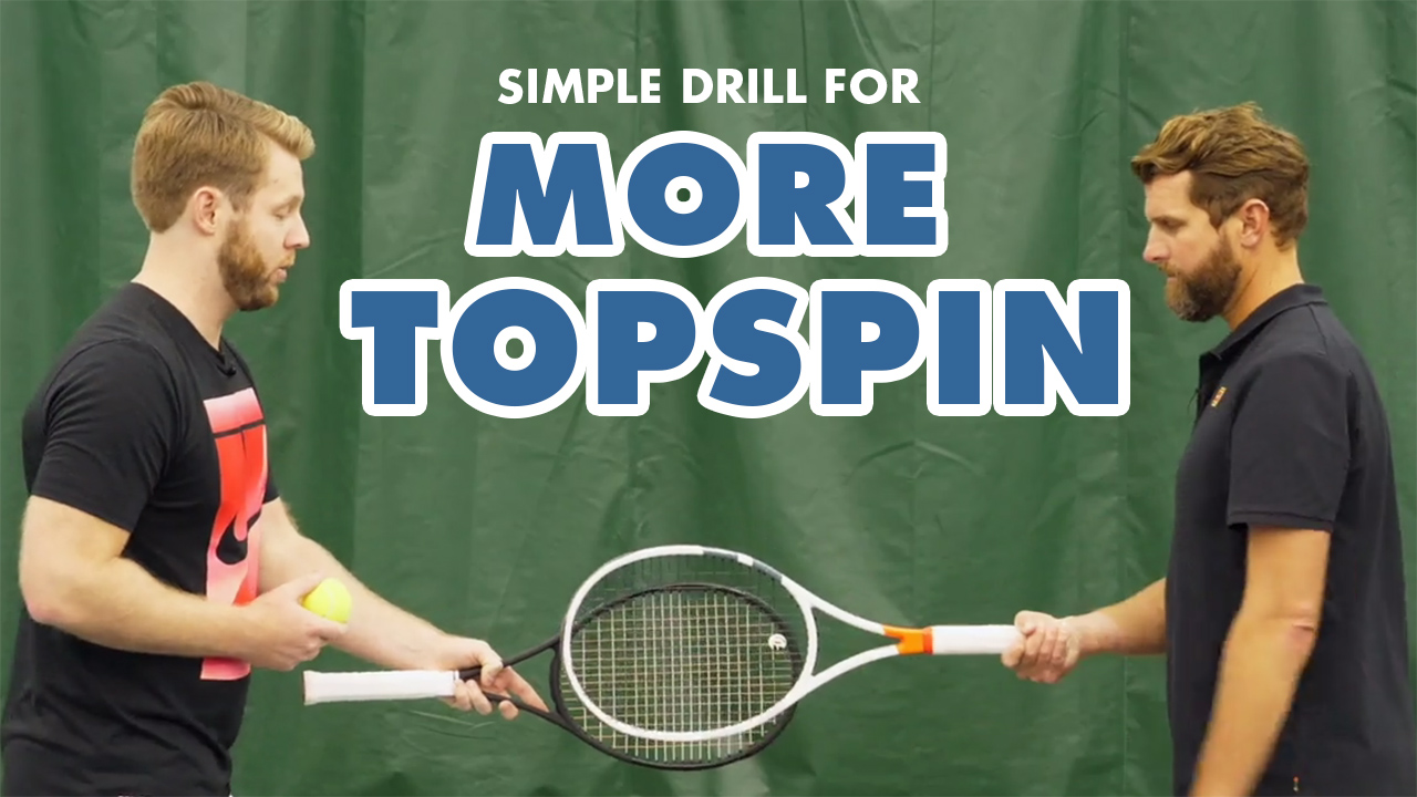 Simple Tennis Drill for More Top Spin