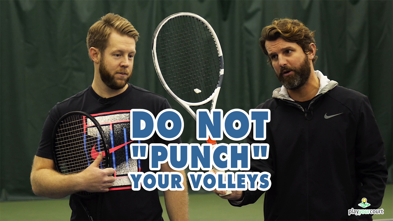 DO NOT punch your volleys, DO THIS Instead