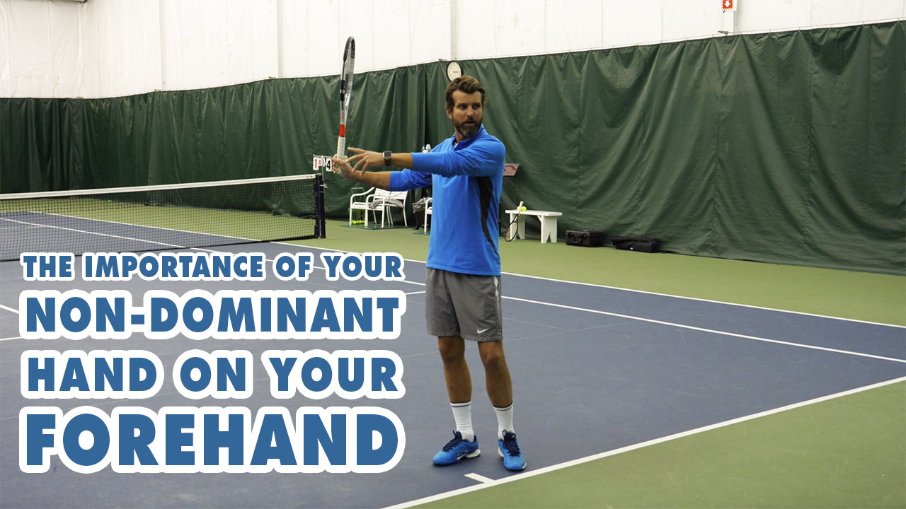 The Importance Of Your Non-Dominant Hand On Your Forehand - Forehand Secret