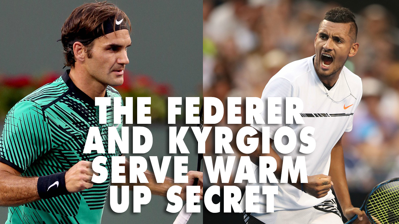 The Federer And Kyrgios Serve Warm-Up Secret ????