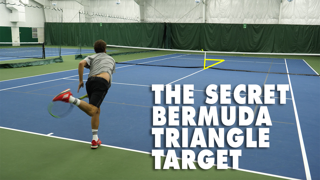 The Secret Bermuda Triangle Target - Where Tennis Serves, Never Return