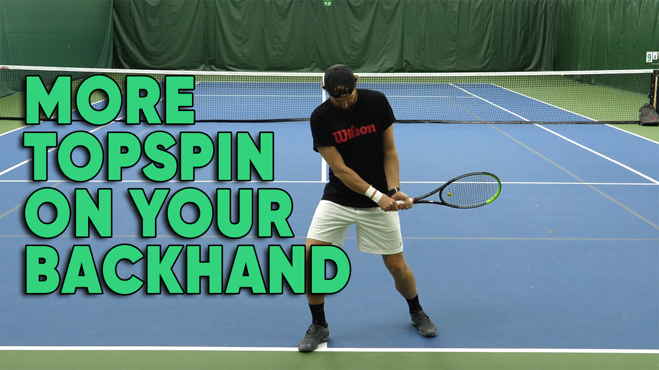 Get More Topspin On Your Backhand By Doing This