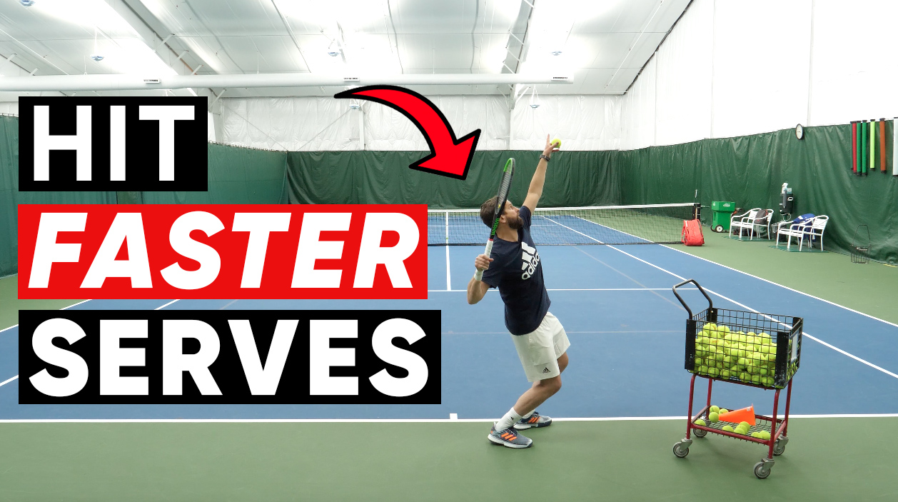 How To Hit Faster Serves - #1 Reason You're Stopping Power