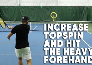 How To Hit a Heavy Forehand With Topspin (Effortless and Lands Deep)