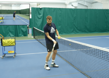 Three Ways To Hit A Tennis Ball (Flat, Topspin And Slice)