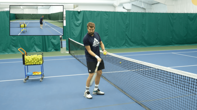 Three Ways To Hit A Tennis Ball (Flat, Topspin And Slice)