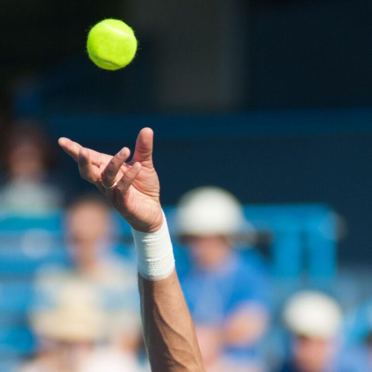 Tennis Serve Keeps Going Into Net